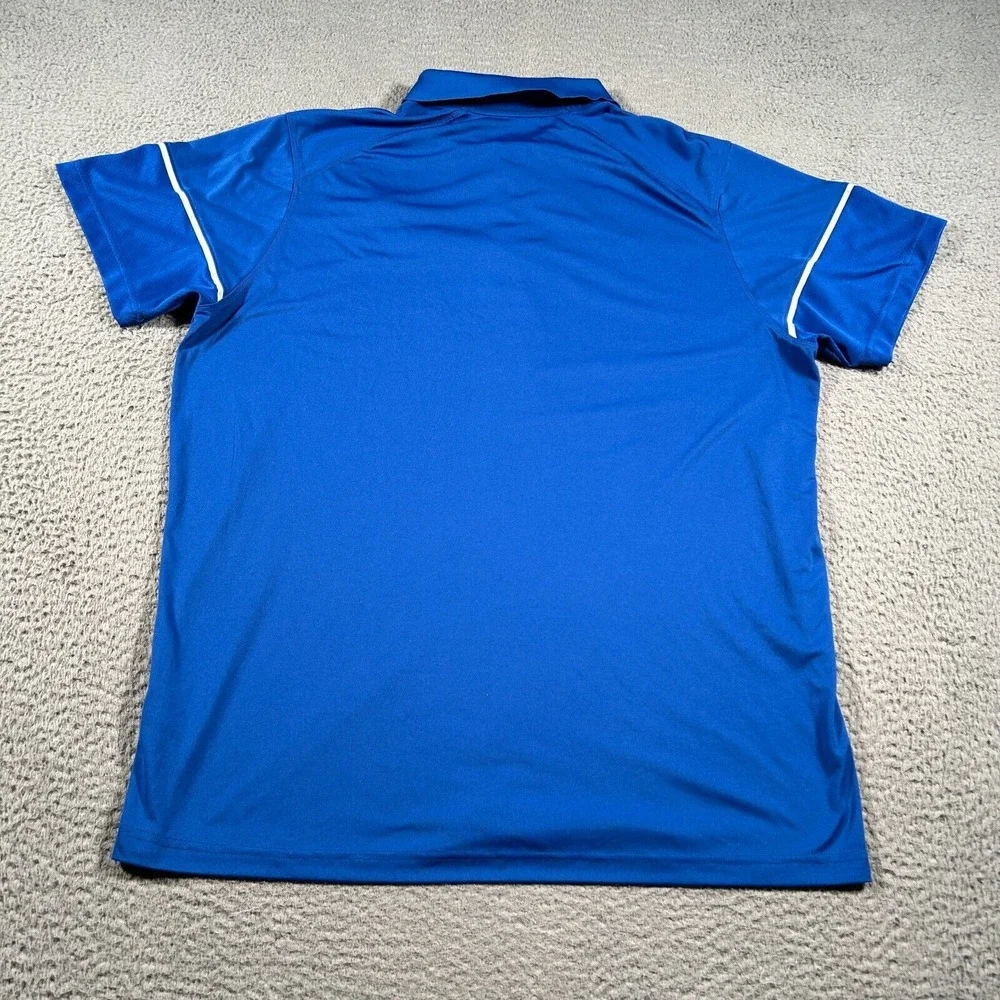 Nike San Diego Padres Polo Shirt Men XL Blue Dri-Fit MLB Baseball‎ Sports